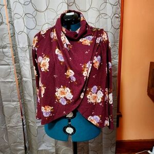 Maurice's waffle long-sleeved top, Size XL